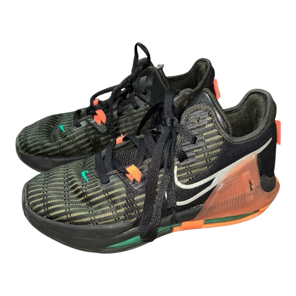 Nike LeBron Witness 6 GS Black Crimson Size 6Y Pulse Basketball Shoes DD0423-001